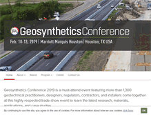 Tablet Screenshot of geosyntheticsconference.com